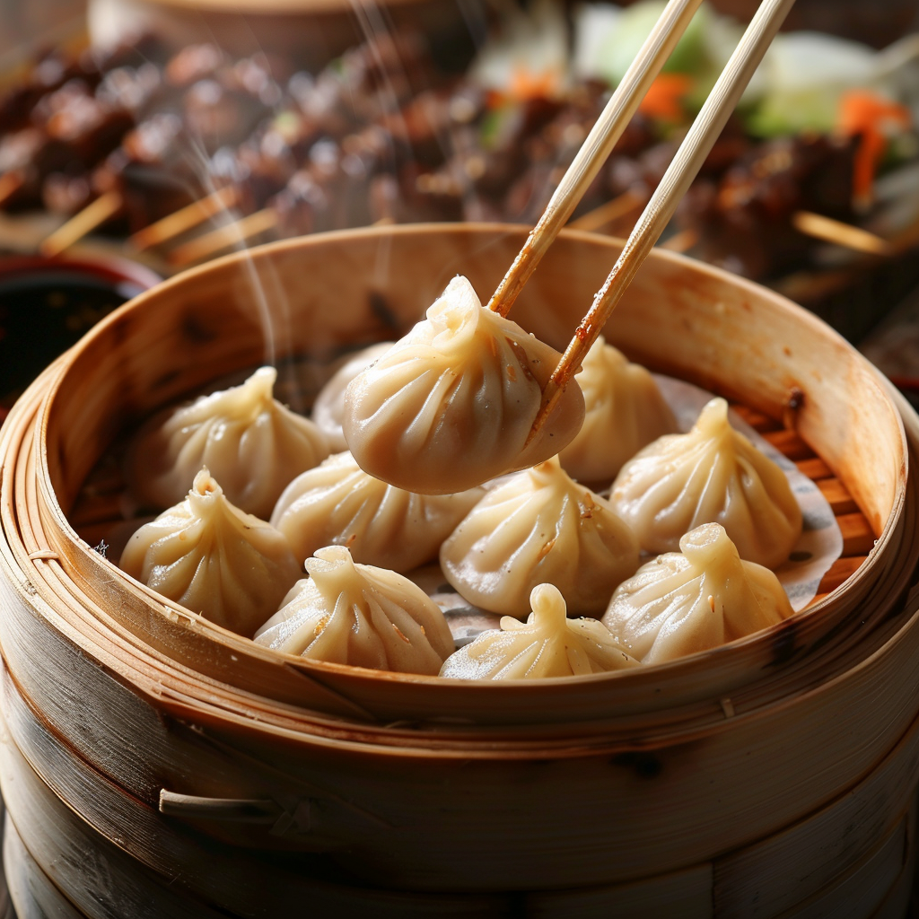 Bamboo Steamers, Skewers and Chopsticks