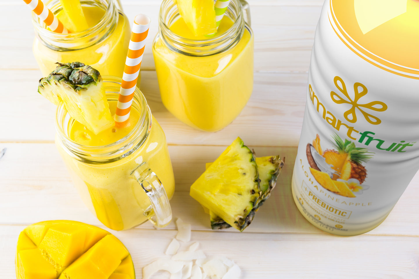 Smartfruit Aloha Pineapple - Case of 6 (48oz) Bottles