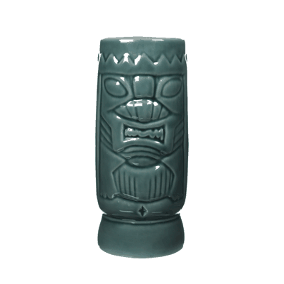 Green Tiki Mug
