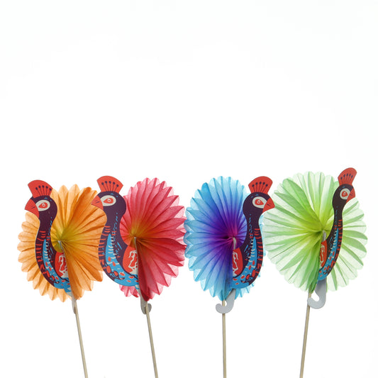 Peacock Cocktail Fans