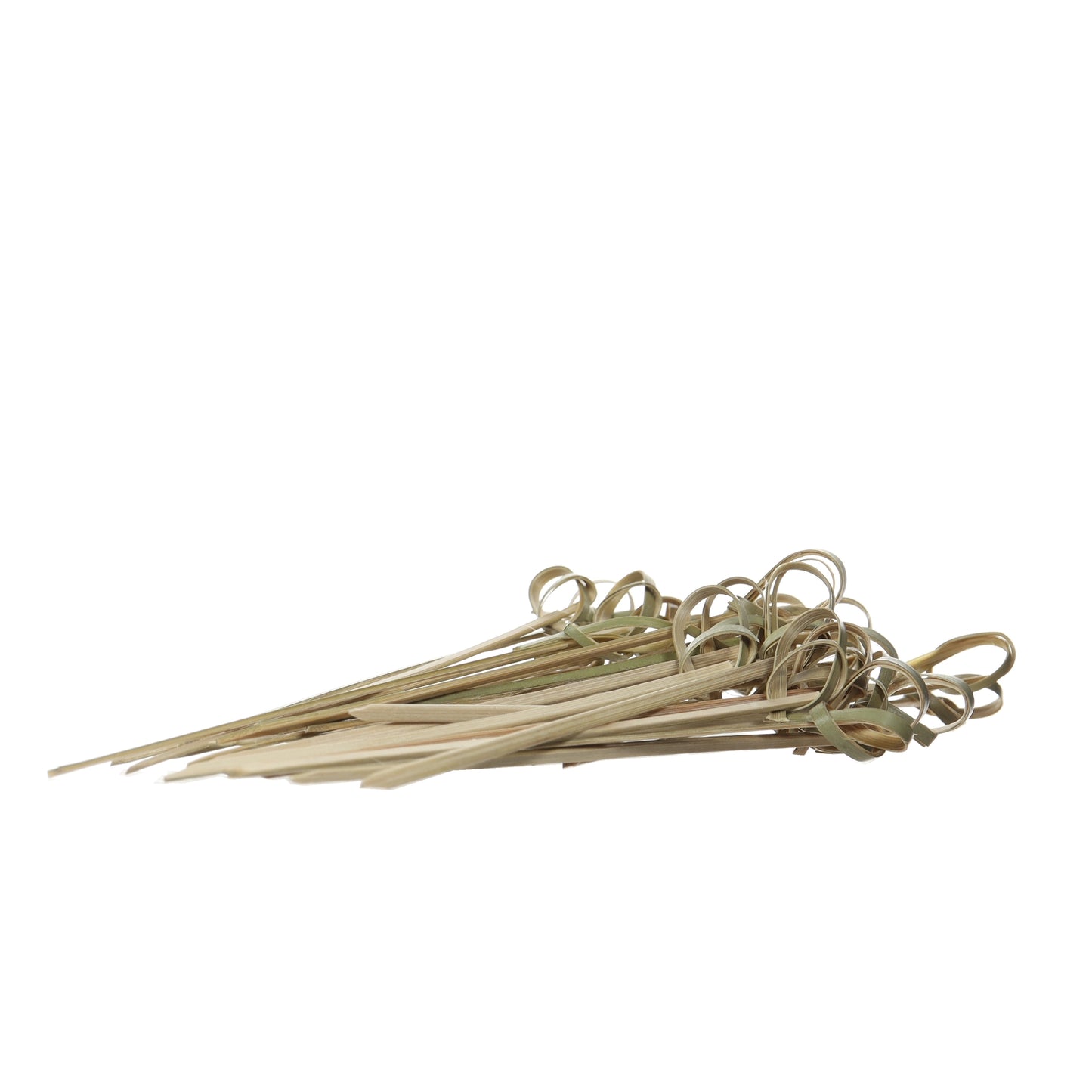 Knotted Bamboo Frill Cocktail Food Serving Picks