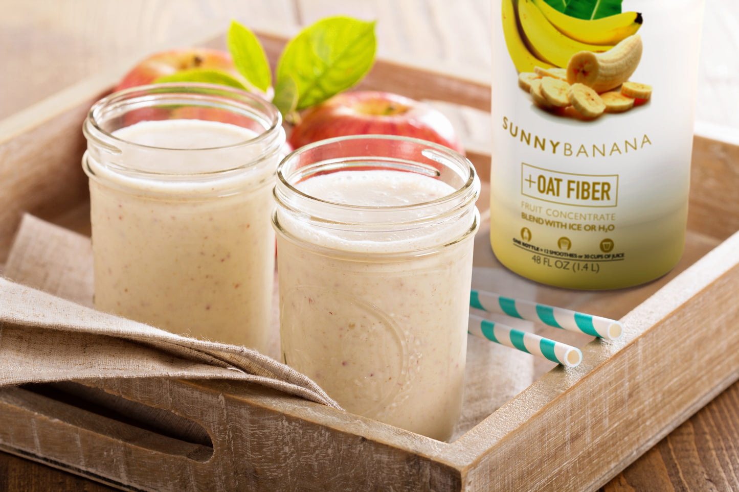 Smartfruit Sunny Banana - Case of 6 (48oz) Bottles