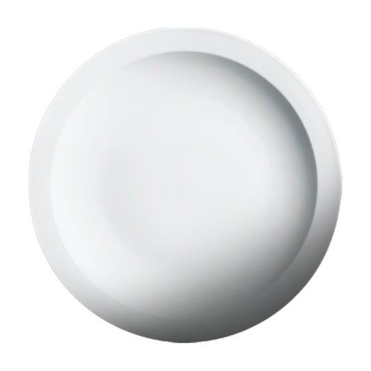 Large Round Plate with Narrow Rim - Imperial White