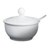 Chili Pot with Lid & Spoon - Imperial White