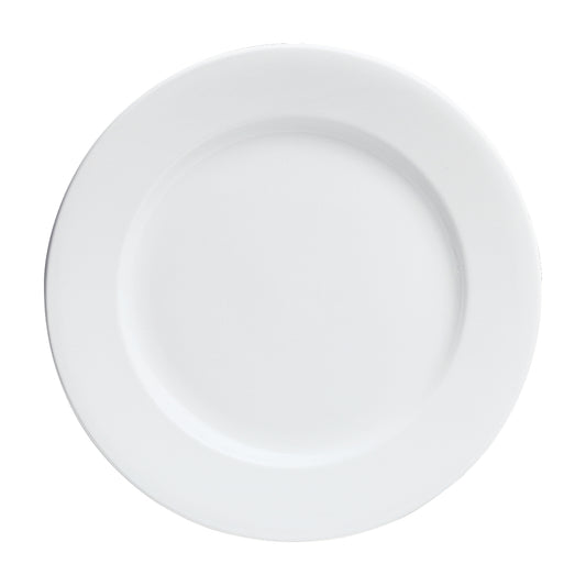 Round Plate with Rim - Imperial White