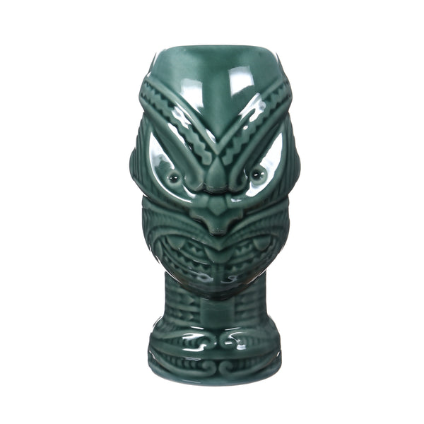 Green Headhunter Tiki Mug