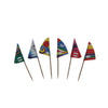 Small Sail Boat Toothpick Flags