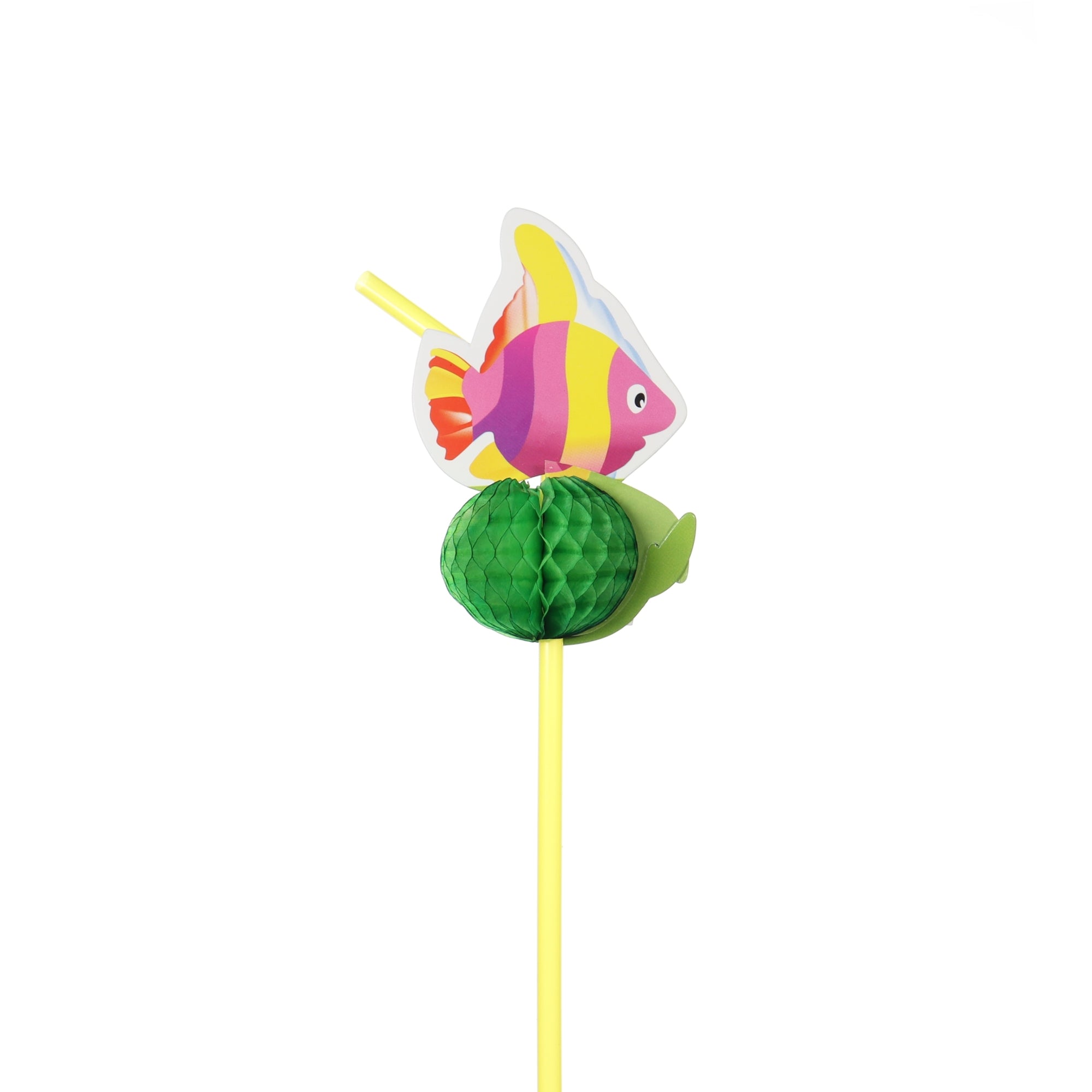 Fish with Neon Straw – Dynasty Wholesale